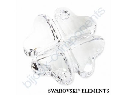 SWAROVSKI ELEMENTS přívěsek - Čtyřlístek, crystal, 28mm