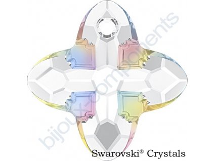 SWAROVSKI CRYSTALS přívěsek - Cross Tribe, crystal AB, 14mm