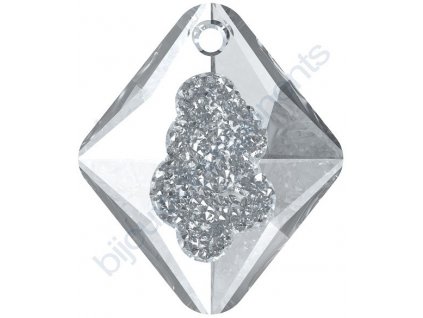 SWAROVSKI CRYSTALS přívěsek - Growing Crystal Rhombus, crystal, 26mm