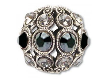 Šatonové kuličky s kameny SWAROVSKI ELEMENTS, cca 8mm