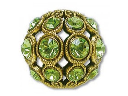 Šatonové kuličky s kameny SWAROVSKI ELEMENTS, cca 13mm