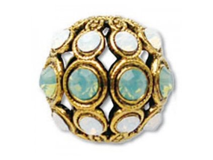 Šatonové kuličky s kameny SWAROVSKI ELEMENTS, cca 13mm