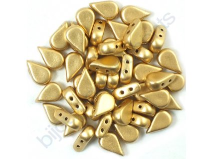 Amos® par Puca®, light gold mat, 8x5x3 mm