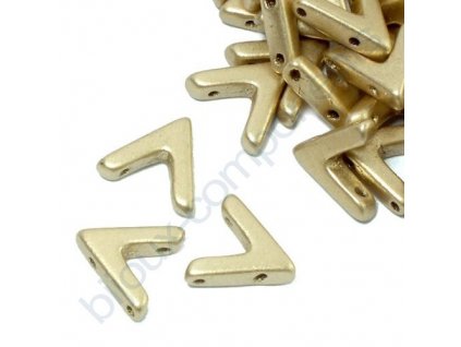 AVA beads, Aztec Gold, 10x5mm, 2ks