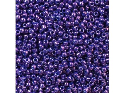 TOHO rokajl, Higher Metallic Grape, vel.2,2 mm, průtah 0,8 mm