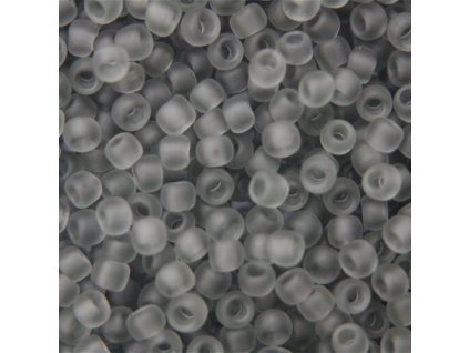 TOHO rokajl, Transparent Frosted Light Gray, vel.2,2 mm, průtah 0,8 mm