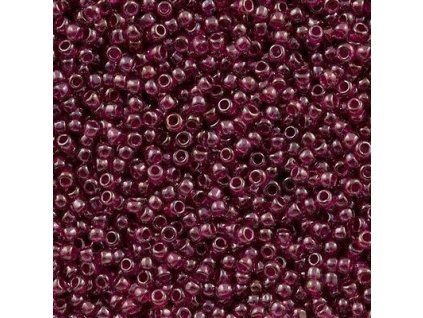 TOHO rokajl, Inside-Color Light Amethyst/Fuchsia Lined, vel.2,2 mm, průtah 0,8 mm