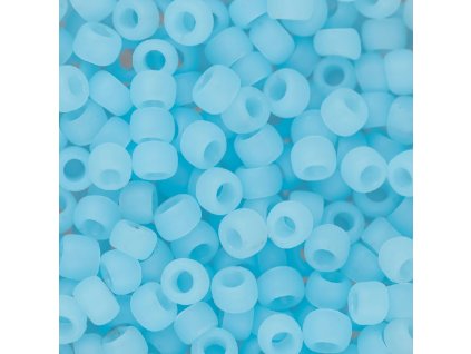 TOHO rokajl, Ceylon Frosted Aqua, vel.2,2 mm, průtah 0,8 mm
