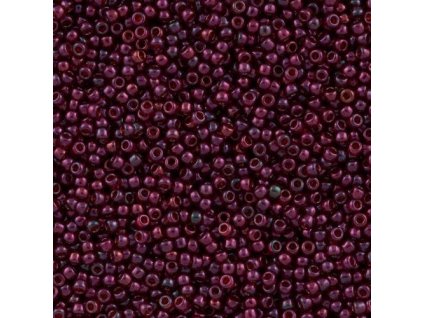 TOHO rokajl, Gold-Lustered Raspberry, vel.1,5 mm, průtah 0,5 mm