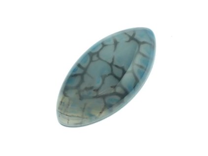 Polodrahokamový kabošon - Dračí achát, č. 7