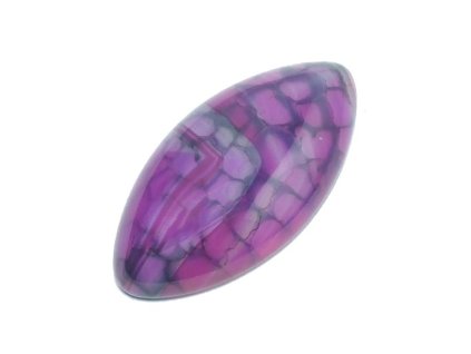 Polodrahokamový kabošon - Dračí achát, č. 8