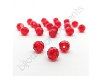 PRECIOSA - MC Bead Round, Light siam, cca 4mm