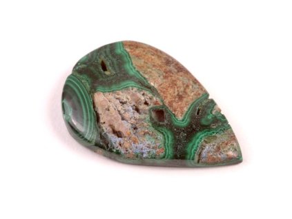 kaboson malachite druzy c4687 35x23x6mm 8,51