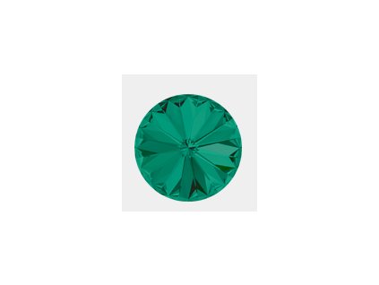 SWAROVSKI ELEMENTS kameny - Rivoli Chaton, emerald F, SS29 (cca 6mm)