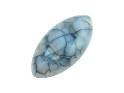 Polodrahokamový kabošon - Dračí achát, č. 5