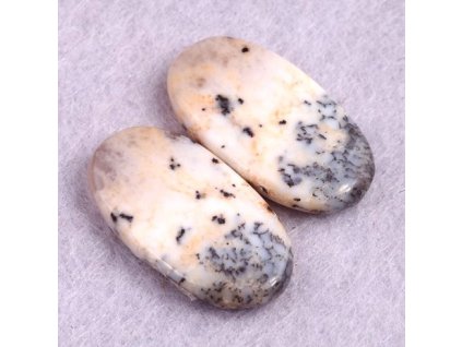 kabosony pary dendriticky opal cp217 23x12x4mm 3,72