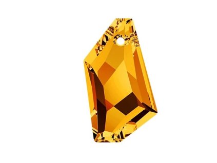Swarovski Elements přívěsek - De-Art, topaz, 18 mm