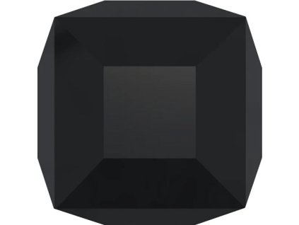 Swarovski kostičky, Jet - černé, 8 mm