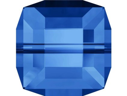 Swarovski kostičky, Sapphire - modré, 8 mm