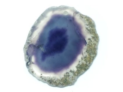 Polodrahokamový přívěsek - plátek achátu č. 10