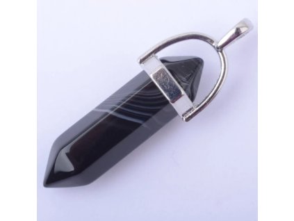 Screenshot 2025 01 08 at 13 00 21 Přívěsek achát černý hexagon oboustranný 41x11x11mm domeli.cz