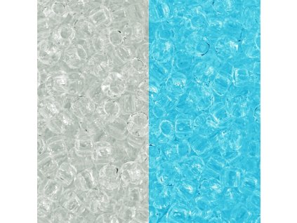 toho koralky svitici ve tme crystal glow blue 2701