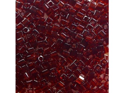 miyuki square garnet gold luster