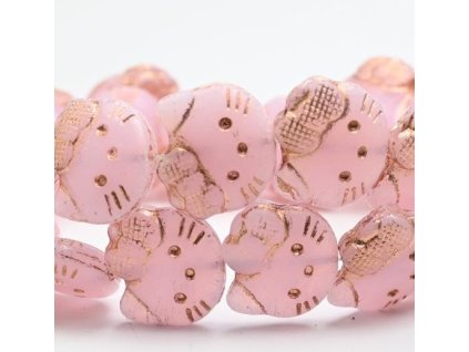 koralek hello Kitty ruzovo zlaty