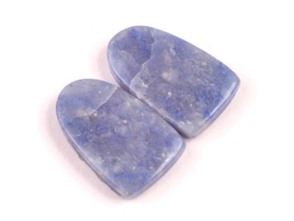 kabosony pary dumortierite quartz cp649 20x13x4mm 4,14