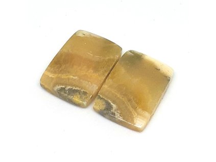 Polodrahokamový kabošon párový - Čmeláčí jaspis č.101