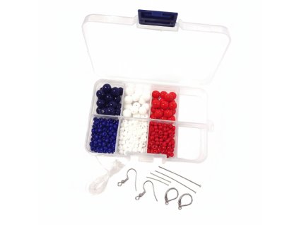 Set s korálky v národních barvách