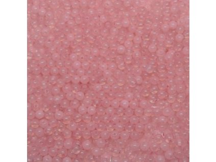Skleněné korálky 4 mm - sv. růžové