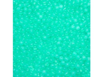 Skleněné korálky 4 mm - zelené