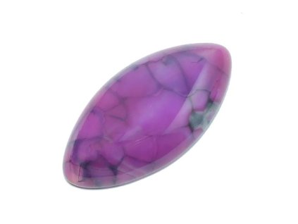 Polodrahokamový kabošon - Dračí achát, č. 11