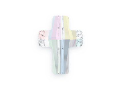 skleneny brouseny krizek swarovski crystal AB