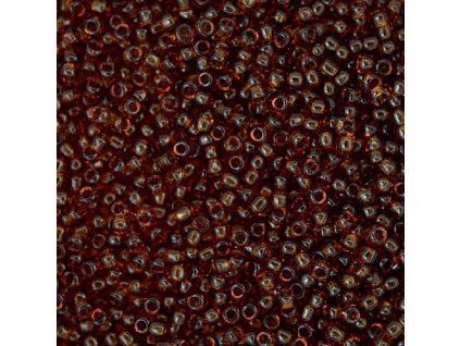 toho 11 round transparent smoky topaz