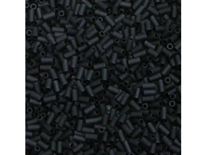 toho bugle opaque frosted Jet 3mm