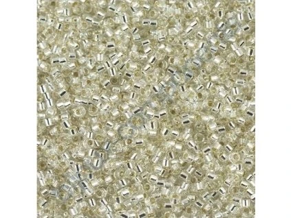 MIYUKI DELICA 15 SILVER LINED CRYSTAL 2g
