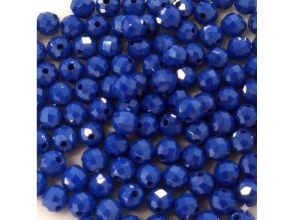 Královsky modrá kubická zirkonie, 3 mm.