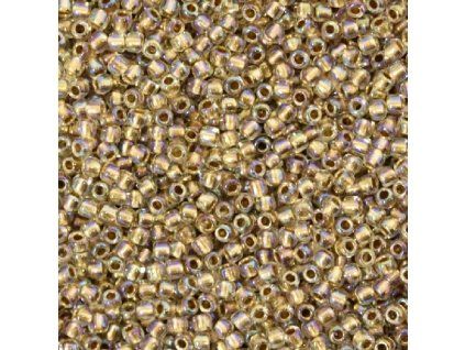 toho 8 gold lined rainbow crystal 994