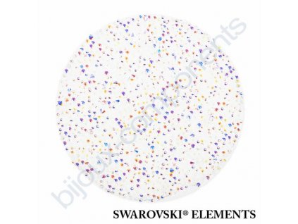 SWAROVSKI ELEMENTS - Crystal fabric, transparentní, crystal AB, 15mm