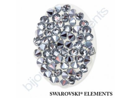 SWAROVSKI ELEMENTS - Crystal fine rocks, transparentní, crystal CAL, 30x24mm