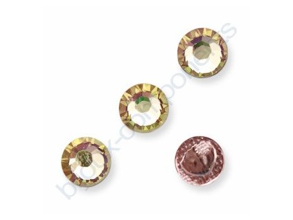 SWAROVSKI ELEMENTS šatonová růže - nažehlovací (s vrstvou lepidla), crystal AB, SS16