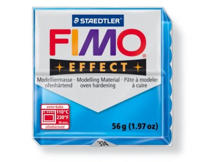 Fimo Efect cca 56g, transparentní modrá