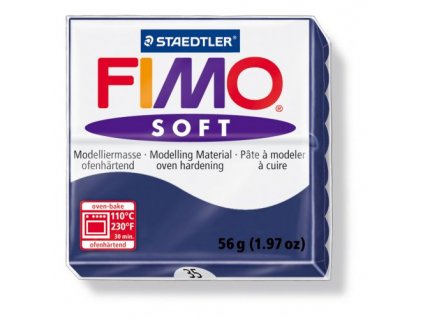 Fimo Soft cca 56g, modrozelená