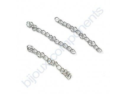 Prodlužovací řetízek, cca 2,9 mm x 40 mm
