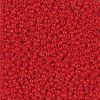 PRECIOSA rokajl - červený, 8/0 cca 2,9 mm