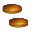 Dřevěné perle - ovál, cca 20x9mm