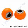 SWAROVSKI ELEMENTS BeCharmed Pearl - crystal neon orange pearl steel, 14mm