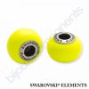 SWAROVSKI ELEMENTS BeCharmed Pearl - crystal neon yellow pearl steel, 14mm